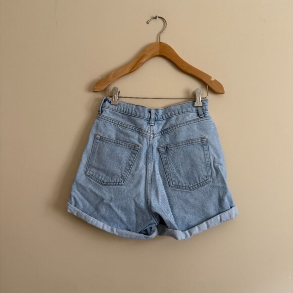 Topshop Cuffed Mom Denim Shorts - Picture 4 of 5